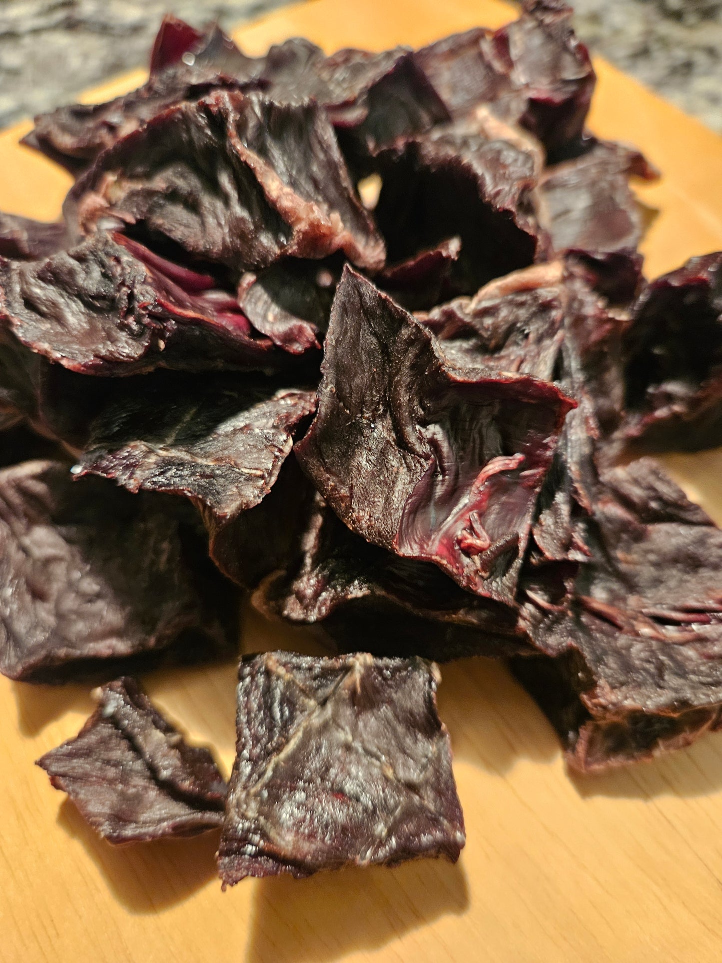 Beef Hearts, Dehydrated Dog Treats